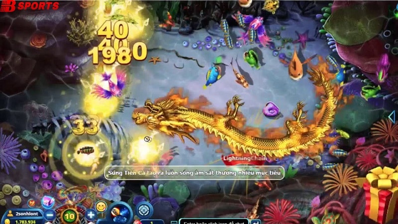 Cách chơi bắn cá ngọc rồng bty522 rất dễ