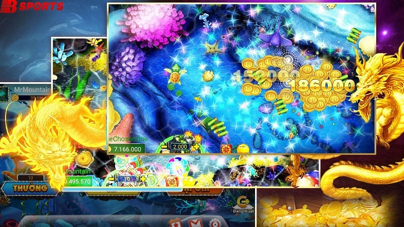 Sảnh chơi Dragons bắn cá bty522 dành cho cao thủ